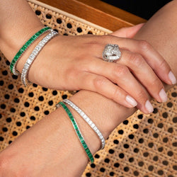 Bracelet Ligne BOUCHERON en platine et diamant - Castafiore