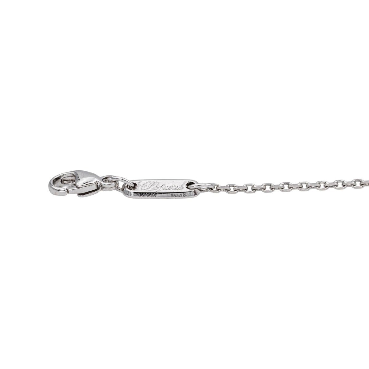 Bracelet Ligne CHOPARD "Ice Cube" en or blanc et diamants - Castafiore