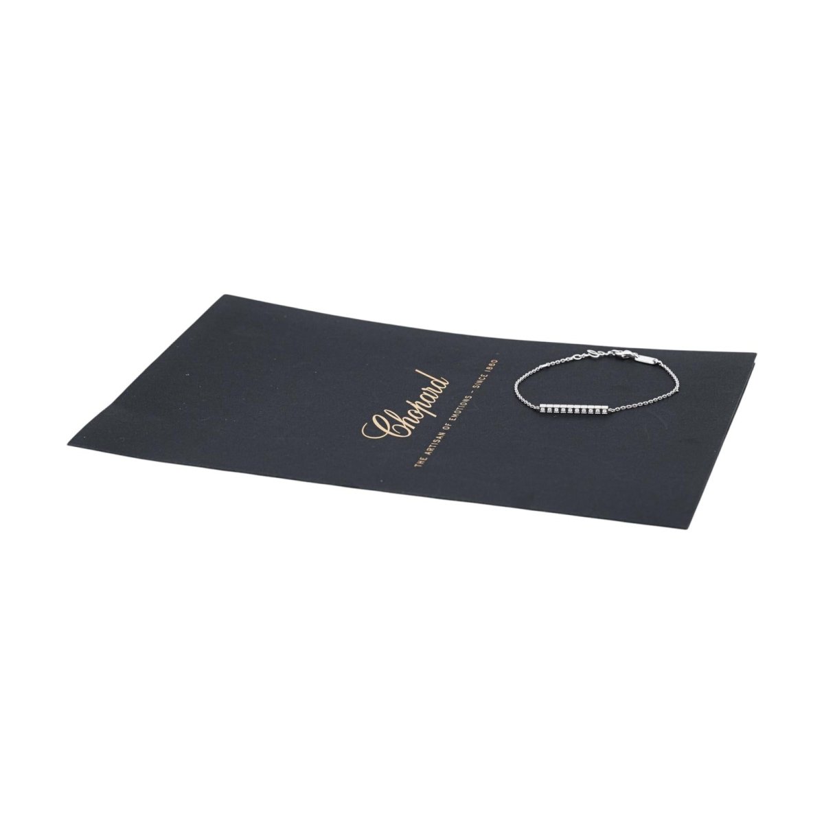 Bracelet Ligne CHOPARD "Ice Cube" en or blanc et diamants - Castafiore