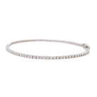 Bracelet Ligne Diamants en Or Blanc - Castafiore