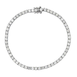 Bracelet Ligne en or blanc et diamant - Castafiore