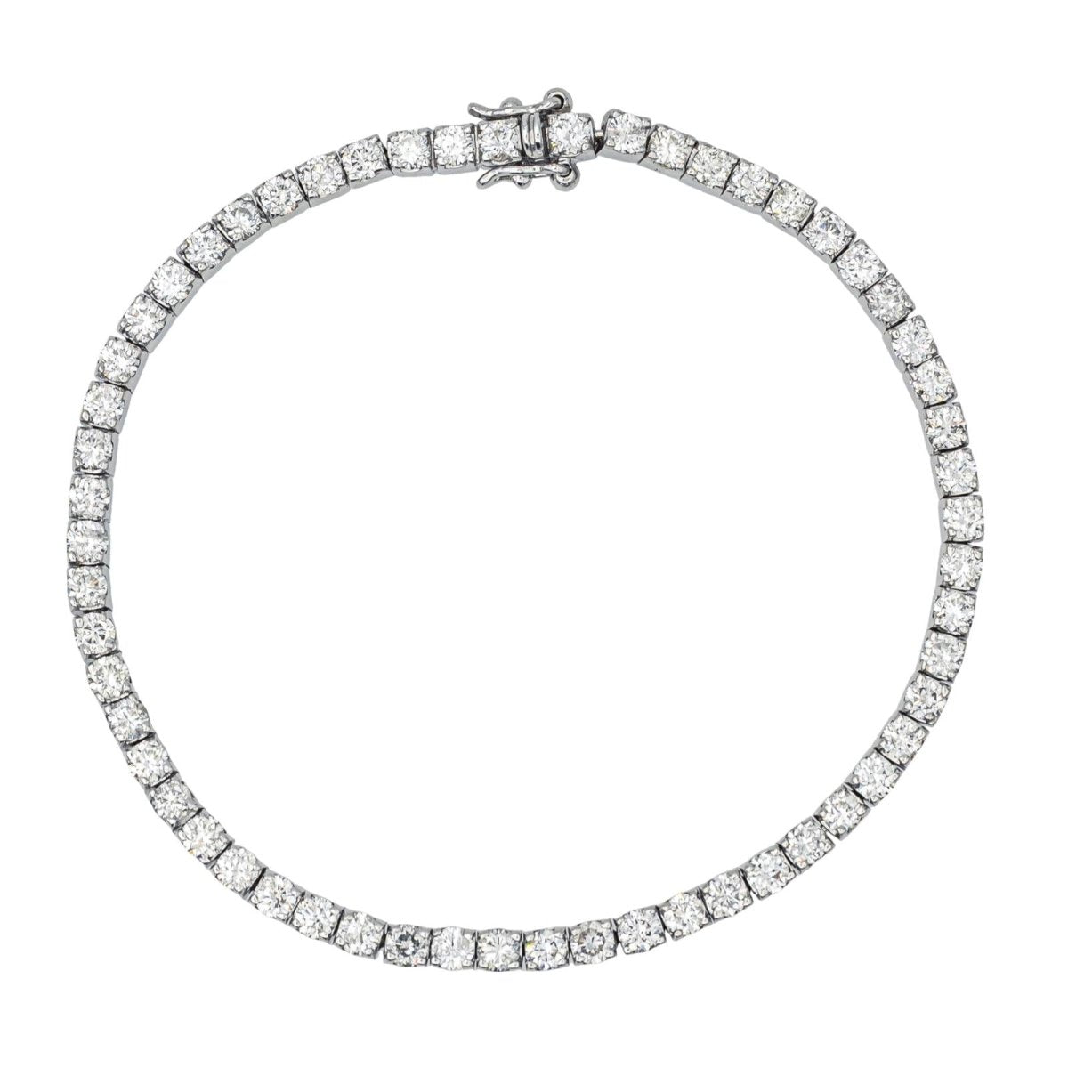 Bracelet Ligne en or blanc et diamant - Castafiore