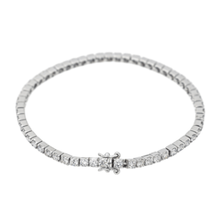 Bracelet Ligne en or blanc et diamant - Castafiore