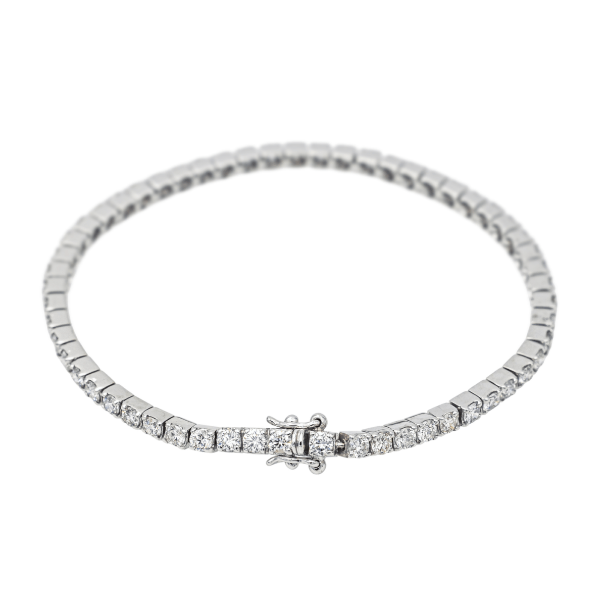 Bracelet Ligne en or blanc et diamant - Castafiore