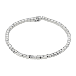 Bracelet Ligne en or blanc et diamant - Castafiore