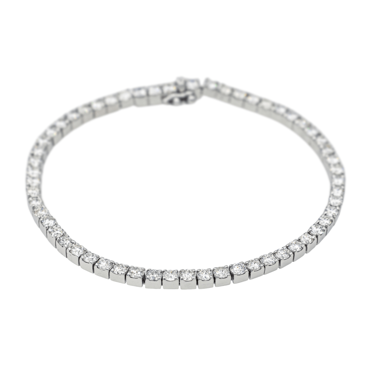 Bracelet Ligne en or blanc et diamant - Castafiore
