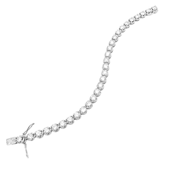 Bracelet Ligne en or blanc et diamants - Castafiore