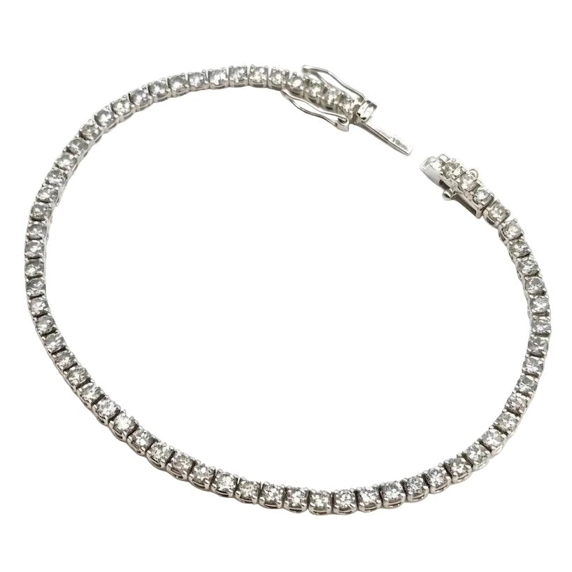 Bracelet Ligne en or blanc et diamants - Castafiore