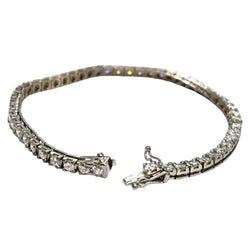 Bracelet Ligne en or blanc et diamants - Castafiore