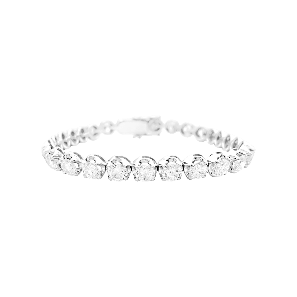 Bracelet Ligne en or blanc et diamants - Castafiore