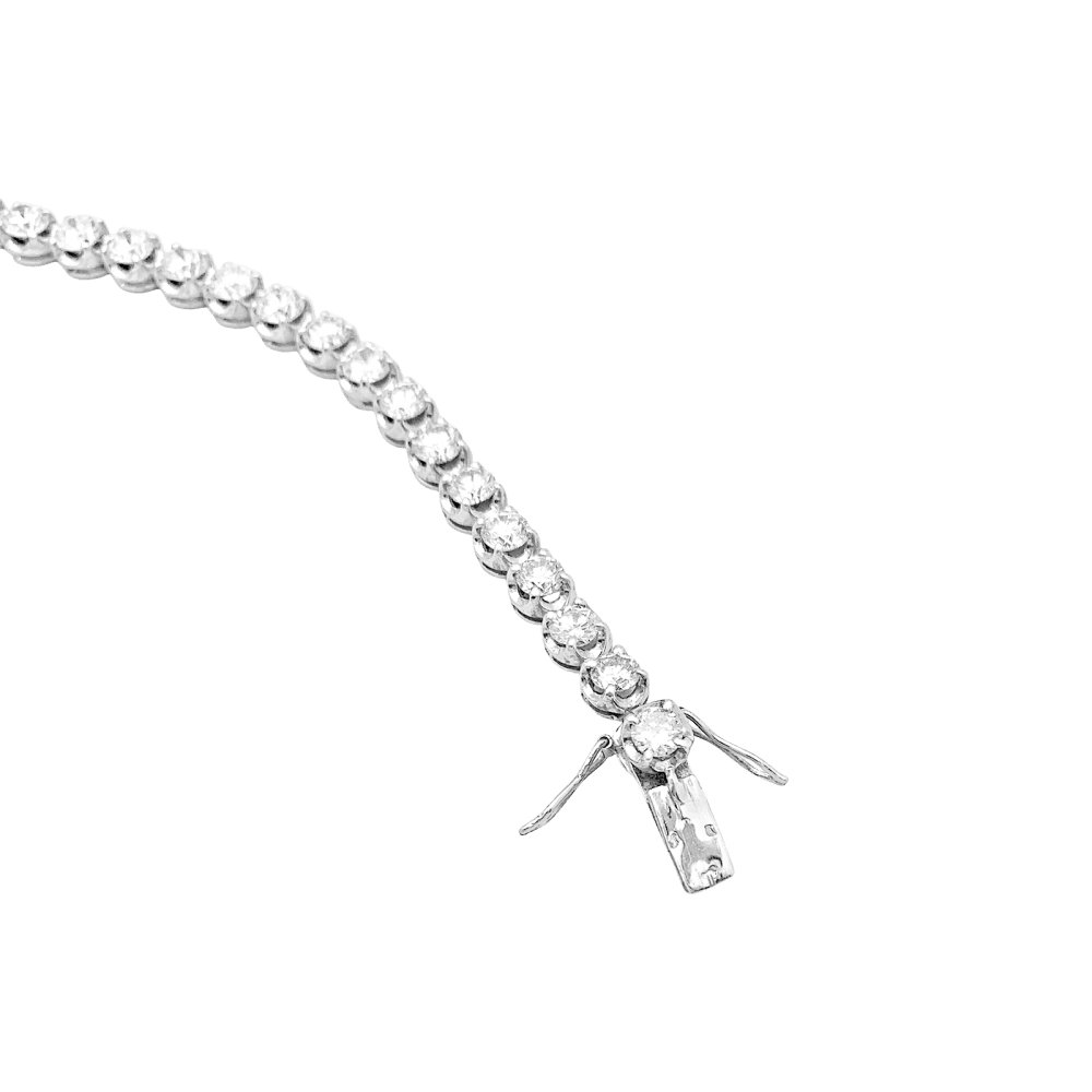 Bracelet Ligne en or blanc et diamants - Castafiore