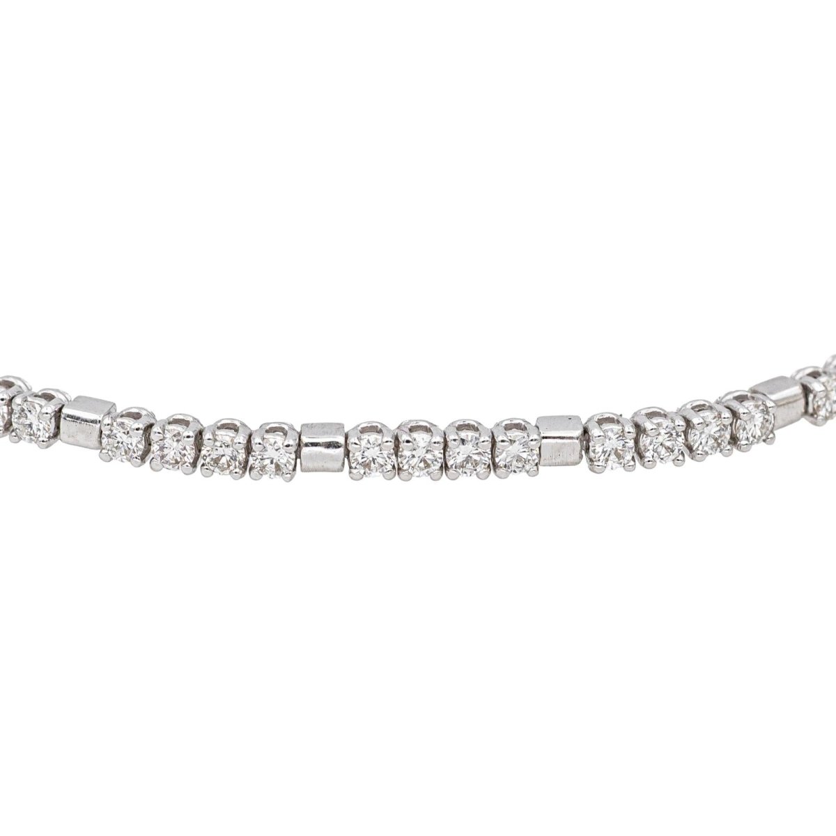 Bracelet Ligne en or blanc et diamants - Castafiore