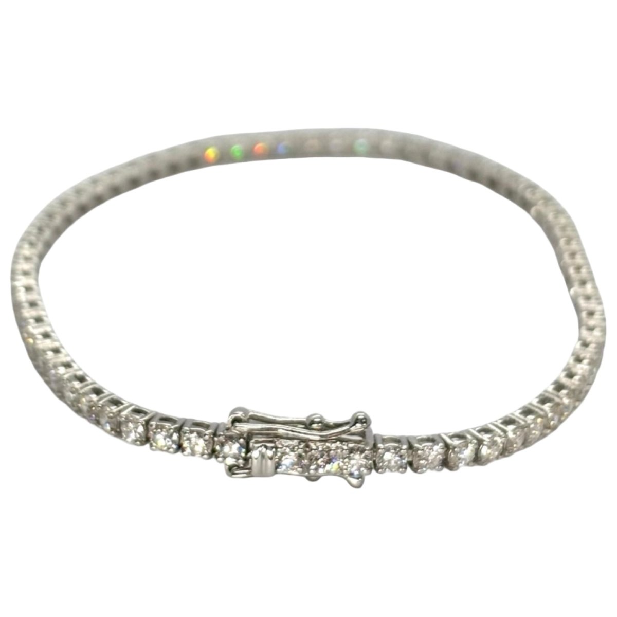 Bracelet Ligne en or blanc et diamants - Castafiore