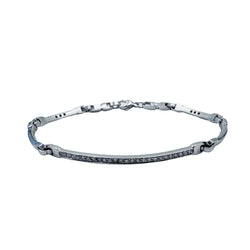 Bracelet Ligne en or blanc et diamants - Castafiore