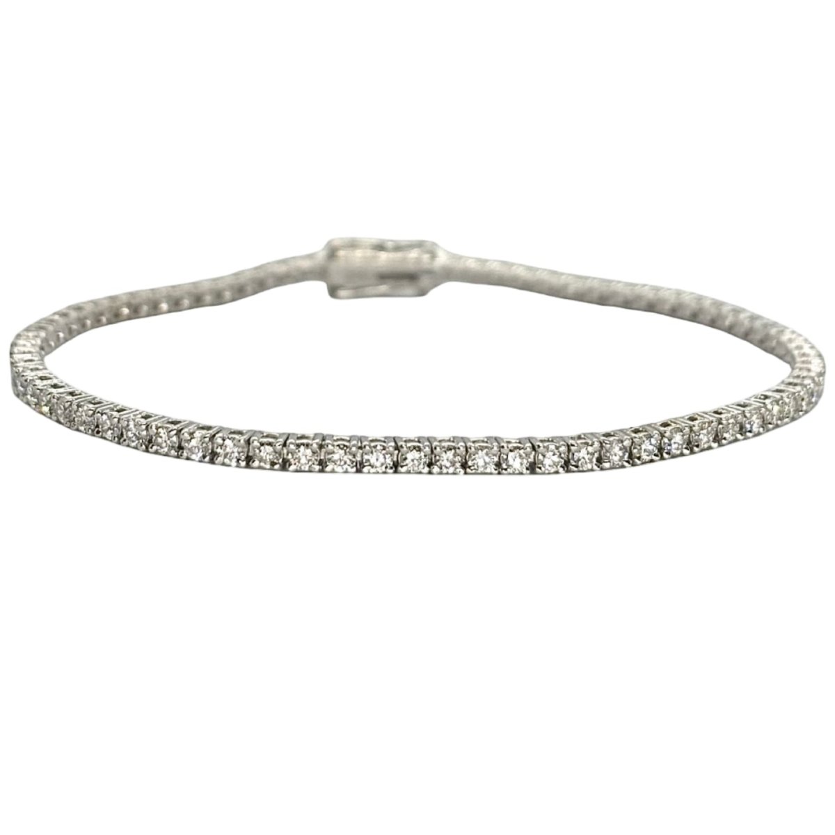 Bracelet Ligne en or blanc et diamants - Castafiore