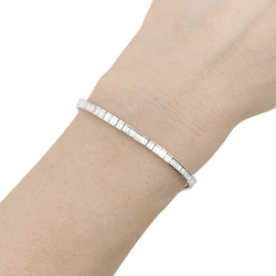 Bracelet Ligne en or blanc et diamants - Castafiore