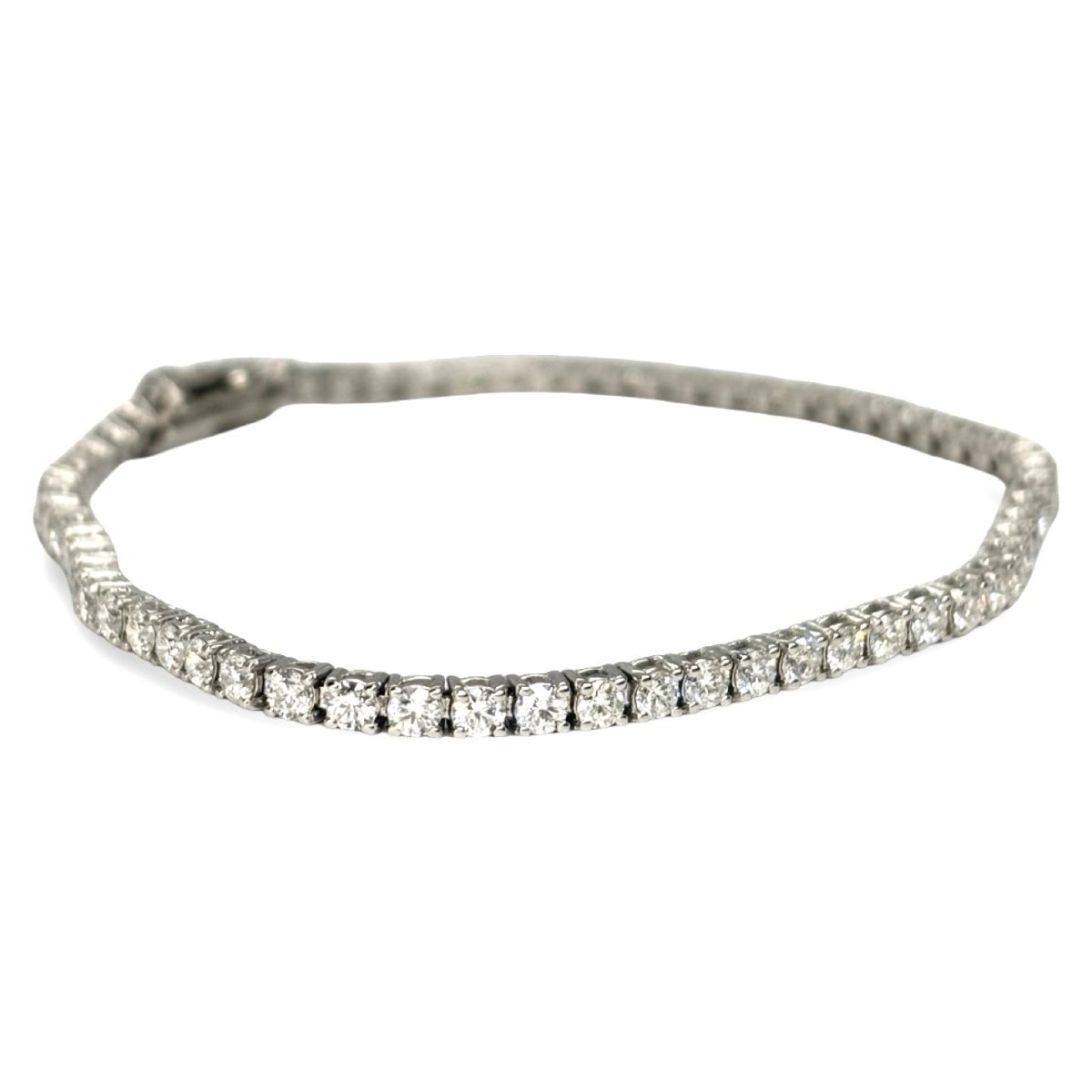 Bracelet Ligne en or blanc et diamants - Castafiore