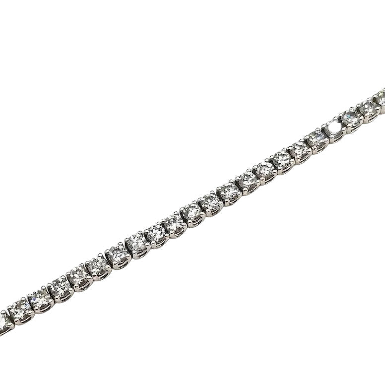 Bracelet Ligne en or blanc et diamants - Castafiore