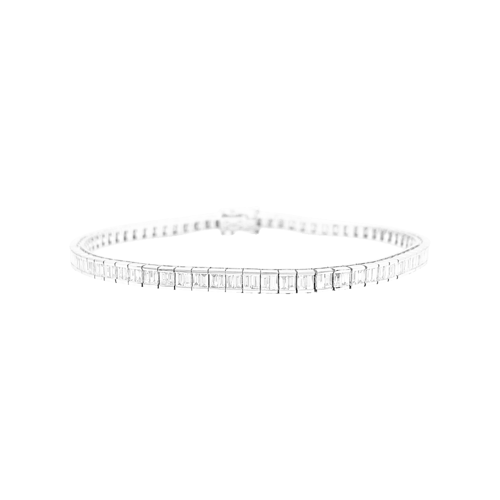 Bracelet Ligne en or blanc et diamants - Castafiore