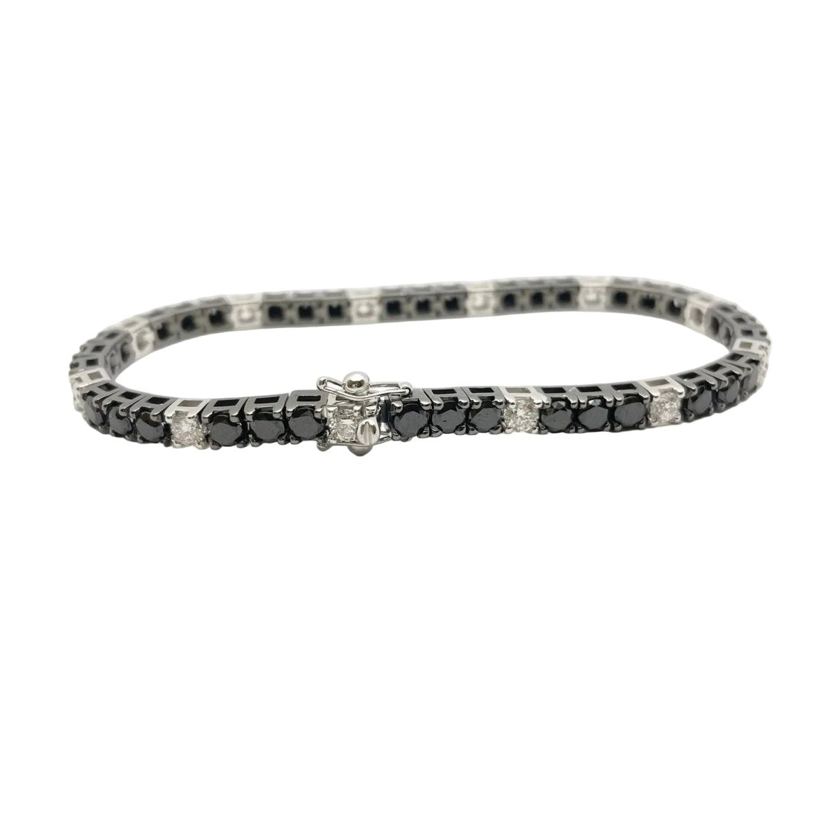 Bracelet Ligne en or blanc et diamants - Castafiore