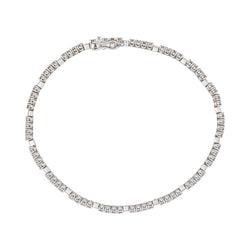 Bracelet Ligne en or blanc et diamants - Castafiore