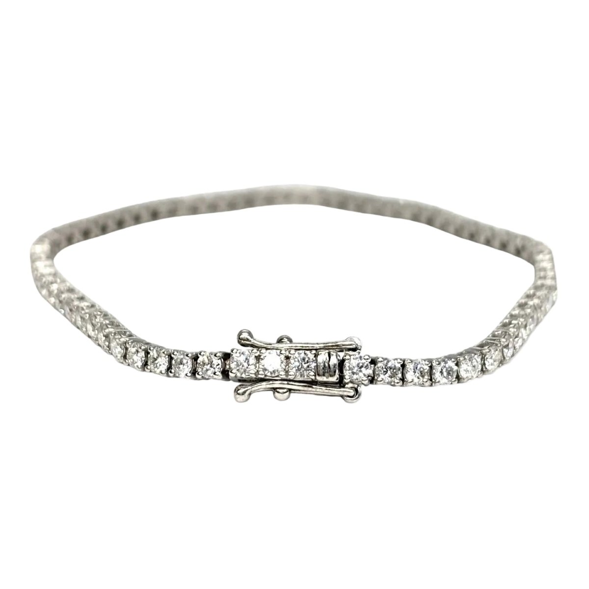 Bracelet Ligne en or blanc et diamants - Castafiore