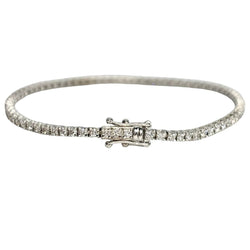 Bracelet Ligne en or blanc et diamants - Castafiore