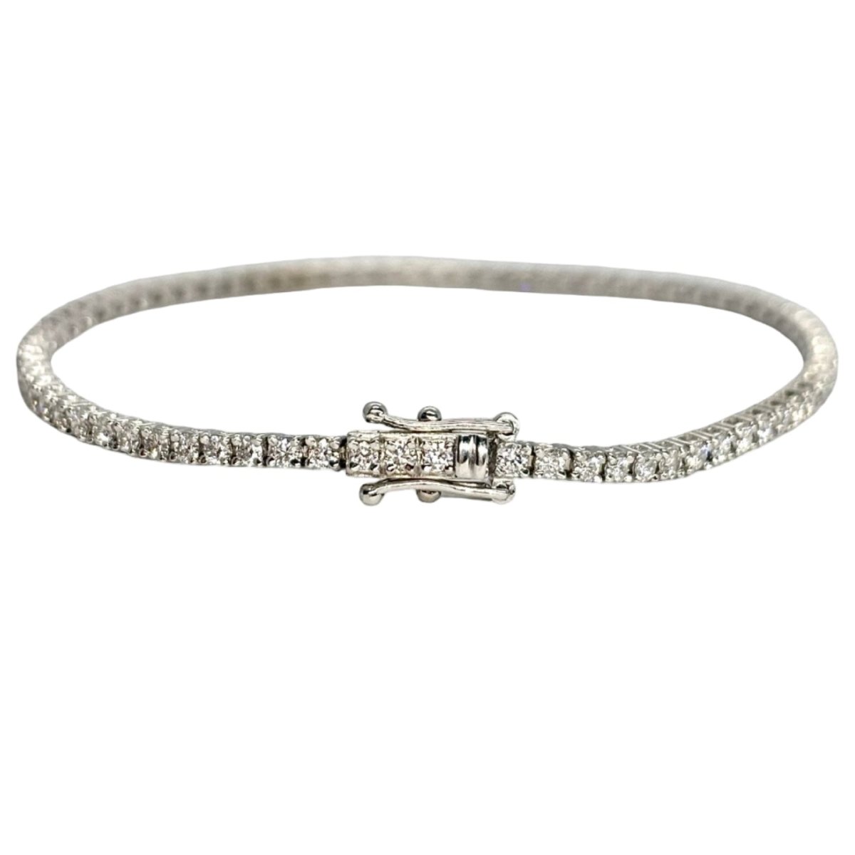 Bracelet Ligne en or blanc et diamants - Castafiore