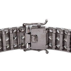 Bracelet Ligne en or blanc et diamants - Castafiore