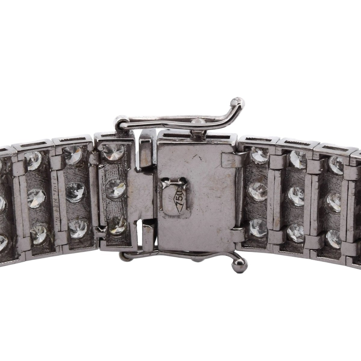 Bracelet Ligne en or blanc et diamants - Castafiore