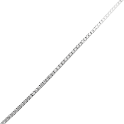 Bracelet Ligne en or blanc et diamants - Castafiore