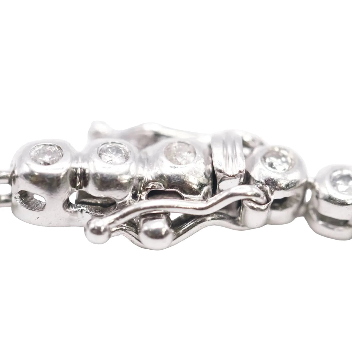 Bracelet Ligne en or blanc et diamants - Castafiore