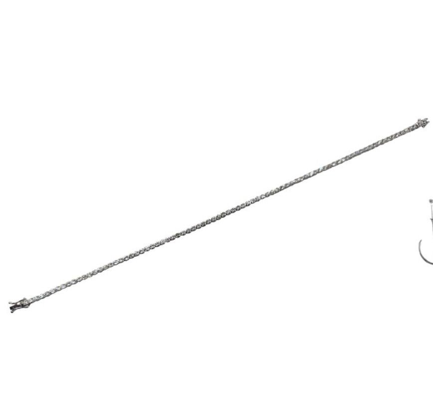 Bracelet Ligne en or blanc et diamants - Castafiore