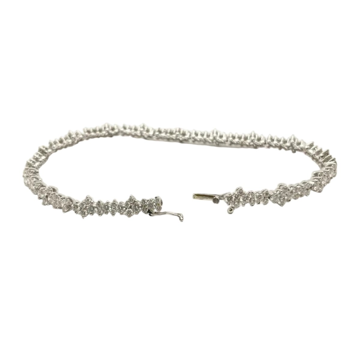 Bracelet Ligne en or blanc et diamants - Castafiore