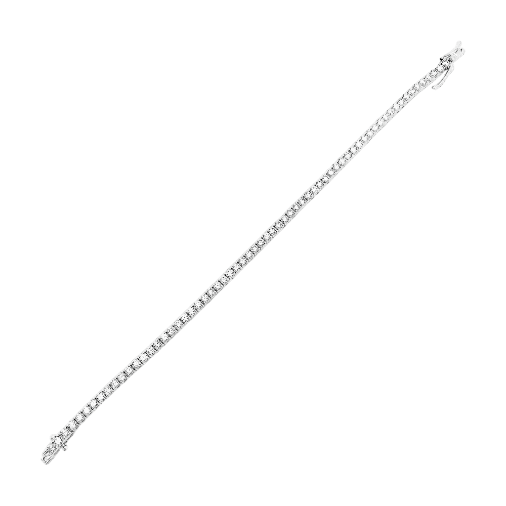 Bracelet Ligne en or blanc et diamants - Castafiore