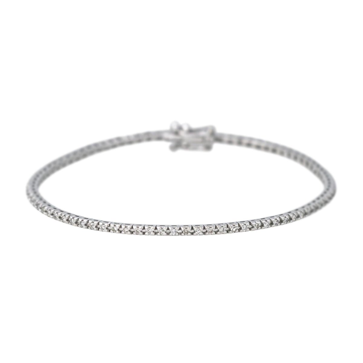Bracelet Ligne en or blanc et diamants - Castafiore
