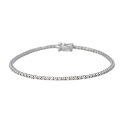 Bracelet Ligne en or blanc et diamants - Castafiore