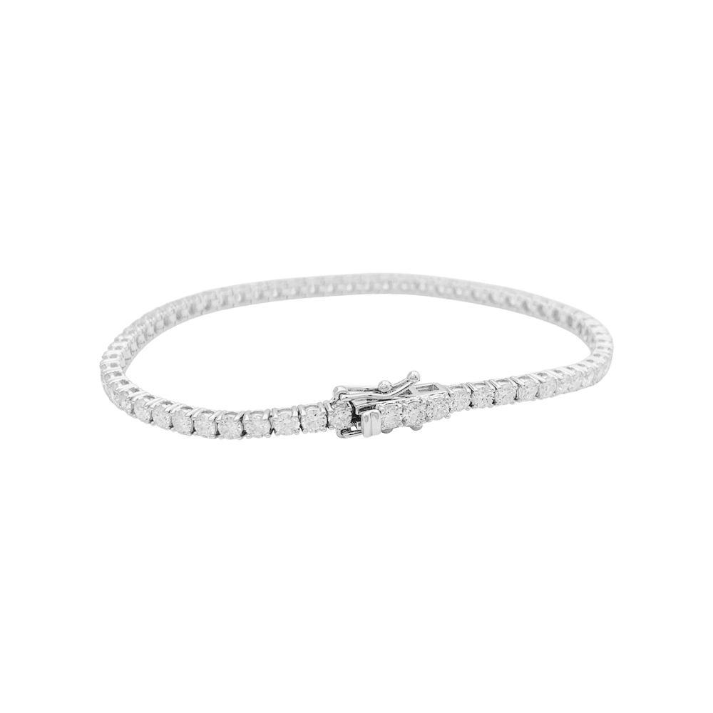 Bracelet Ligne en or blanc et diamants - Castafiore