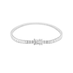 Bracelet Ligne en or blanc et diamants - Castafiore
