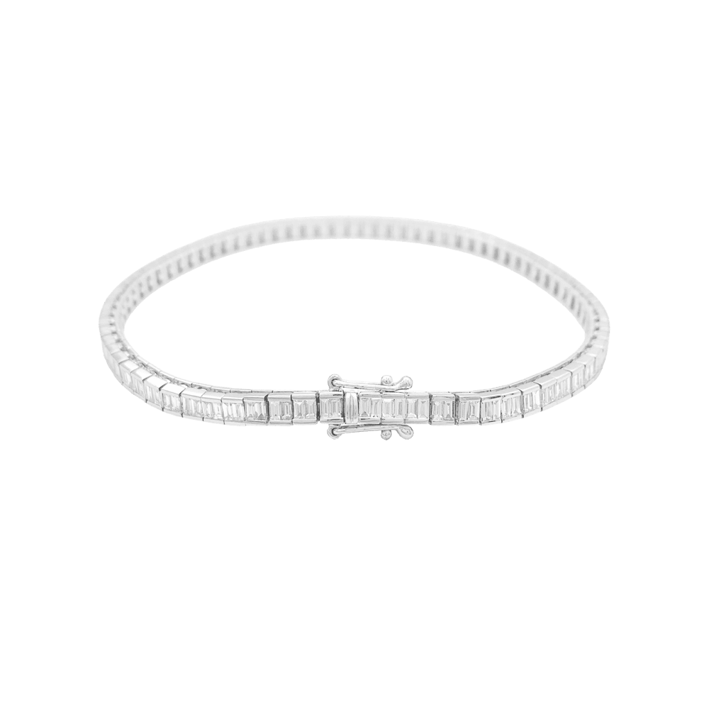 Bracelet Ligne en or blanc et diamants - Castafiore