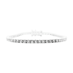 Bracelet Ligne en or blanc et diamants - Castafiore