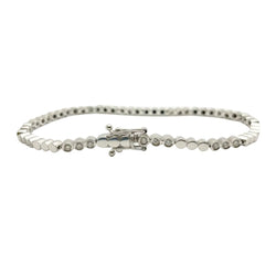 Bracelet Ligne en or blanc et diamants - Castafiore