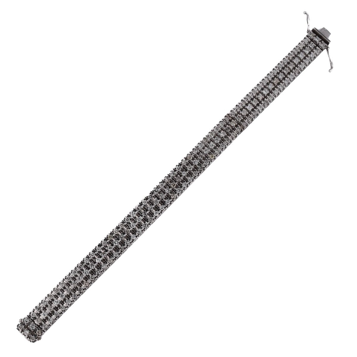 Bracelet Ligne en or blanc et diamants - Castafiore