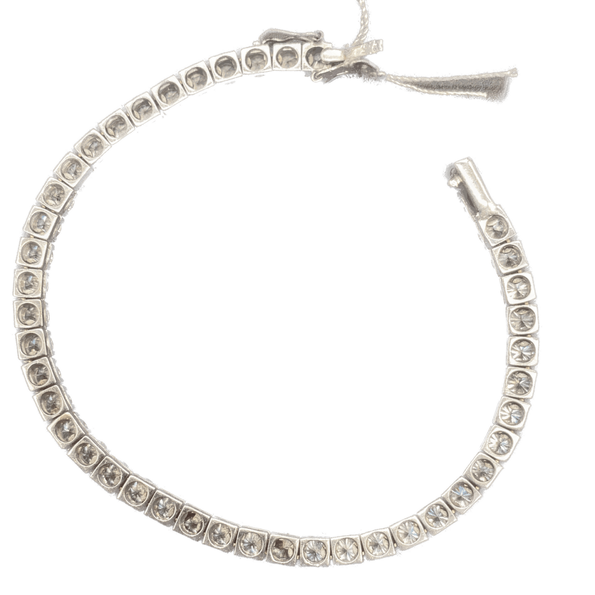 Bracelet Ligne en or blanc et diamants - Castafiore