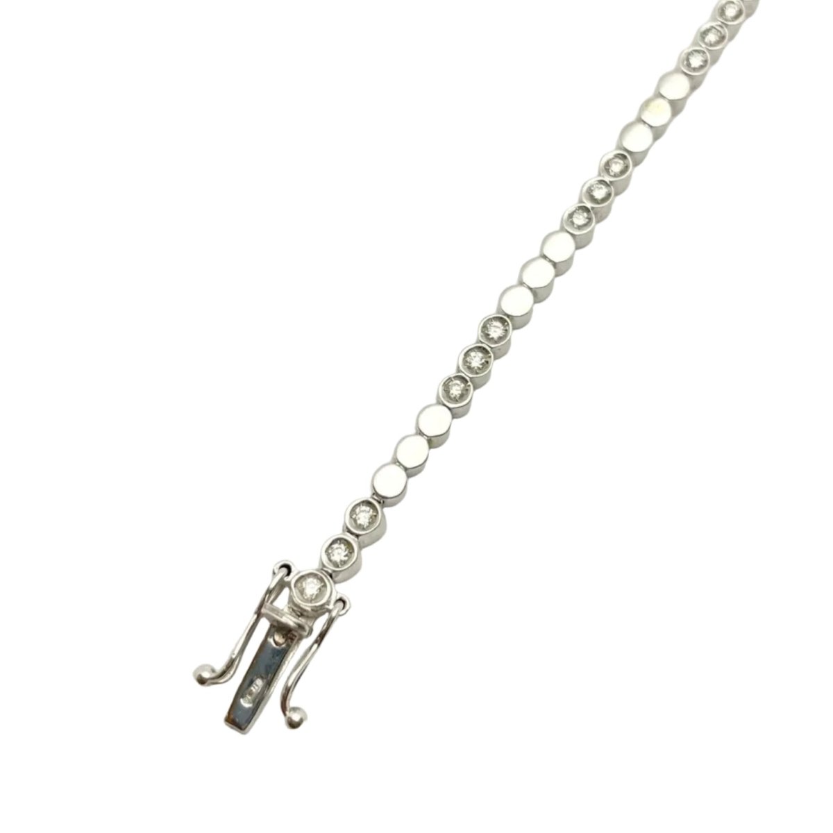 Bracelet Ligne en or blanc et diamants - Castafiore