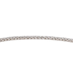Bracelet White gold line diamond