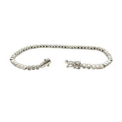 Bracelet Ligne en or blanc et diamants - Castafiore