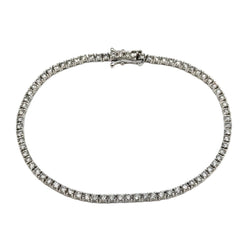 Bracelet Ligne en or blanc et diamants - Castafiore