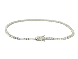 Bracelet Ligne en or blanc et diamants - Castafiore