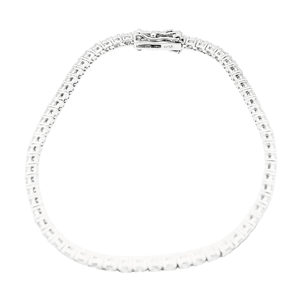 Bracelet Ligne en or blanc et diamants - Castafiore